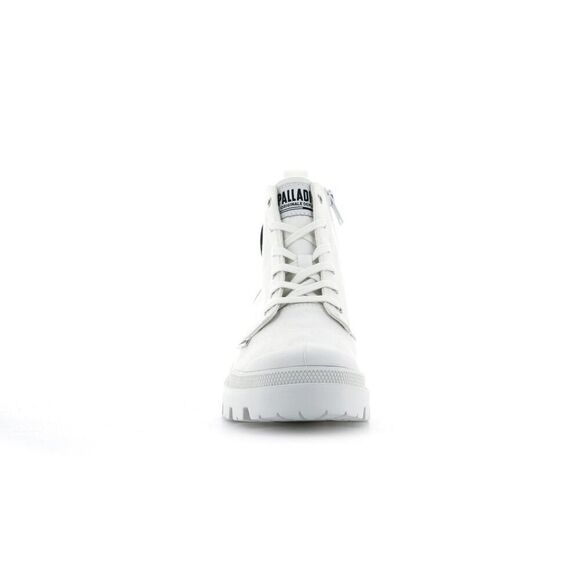 NIB PALLADIUM PALLABASE TWILL White Combat Boots - 8.5 - Picture 4 of 9